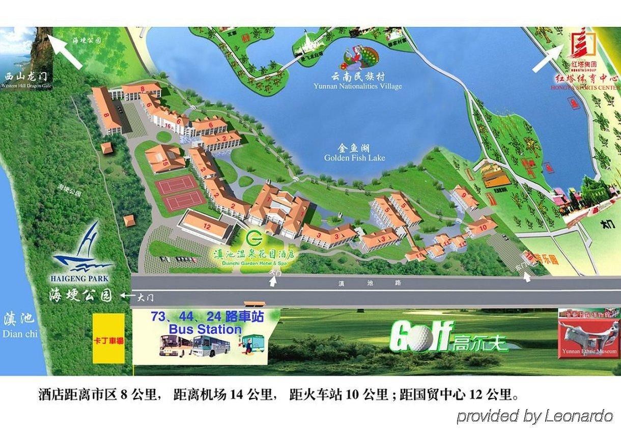 Yunnan Dianchi Garden Resort Hotel & Spa Kunming Eksteriør bilde